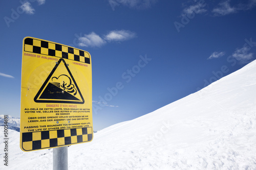 Foto avalanche risk