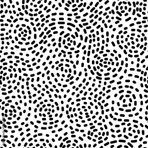 Black and white swirl seaml...