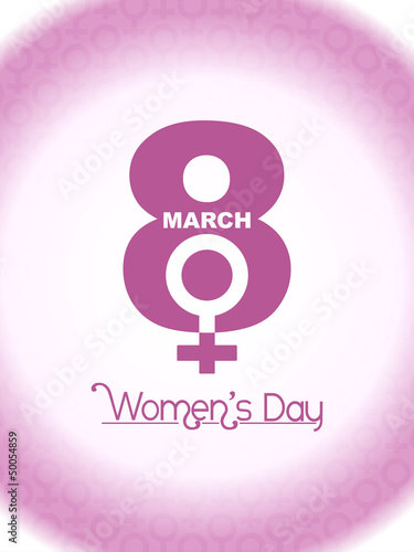 Elegant women's day background. vector illustration