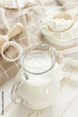 Flour and milk