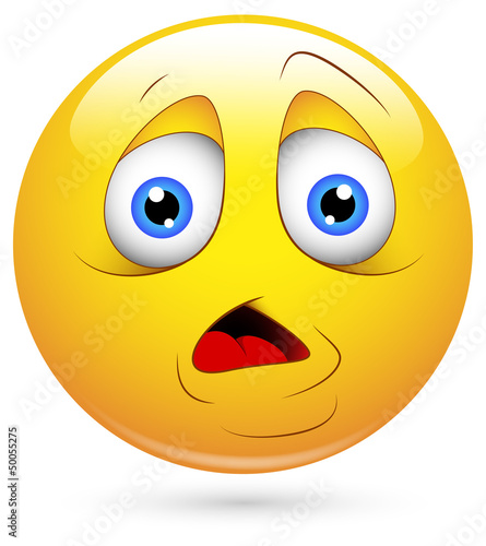 Smiley Vector Illustration - Puzzled Face