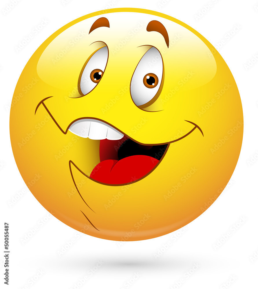 Fototapeta premium Smiley Vector Illustration - Happy Face