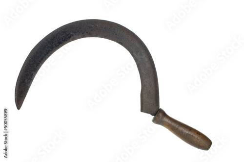 old rusty  sickle photo