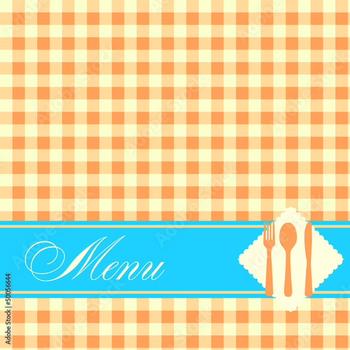 Restaurant menu template vector illustration