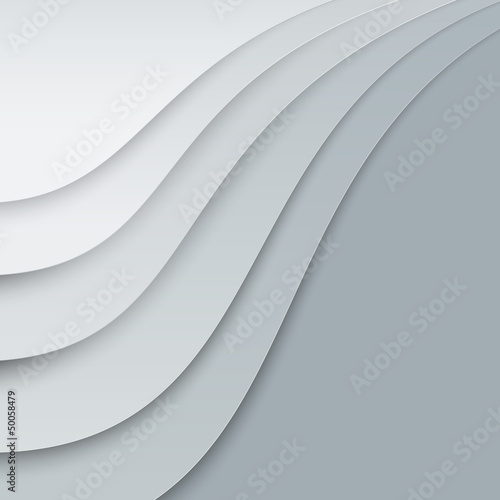 White papers with corner curl