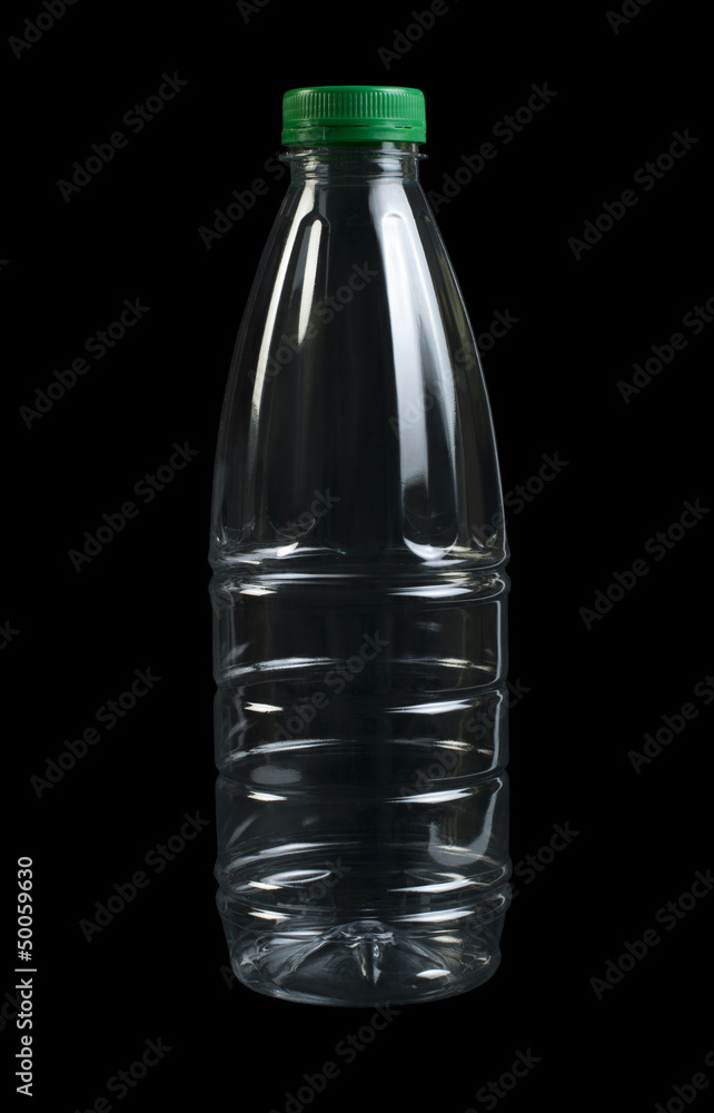 Empty transparent plastic bottle Empty transparent plastic bottle