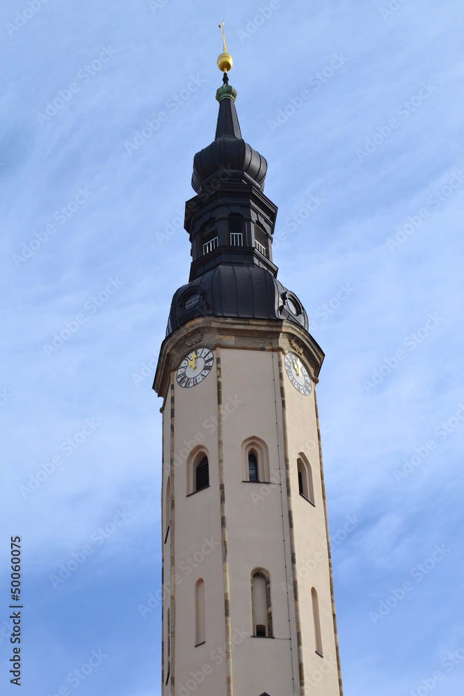 Turm der Klosterkirche in Zittau