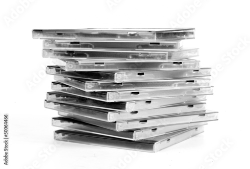 stack of disk isolated on white background
