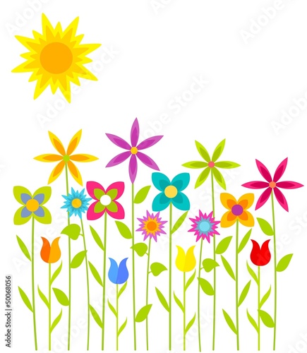 Fototapeta Naklejka Na Ścianę i Meble -  Flowers meadow