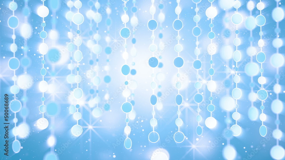 blue shining hanging circles loop background blue shining hanging circles loop background