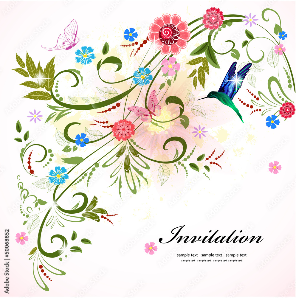 floral ornament for your design floral ornament for your design