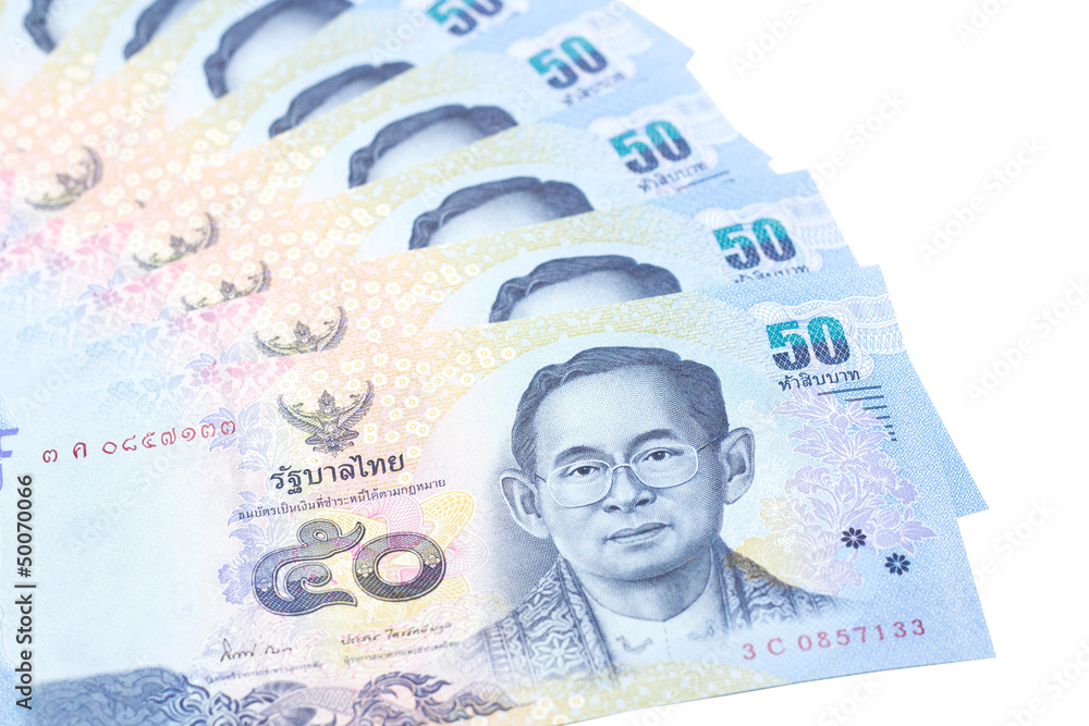 Fototapeta premium Thailand Currency 50 bath