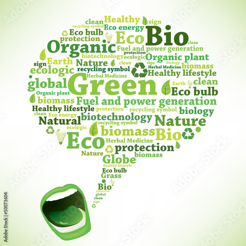 mouth screaming eco bubble