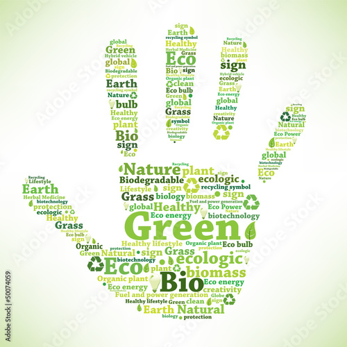 eco palm print
