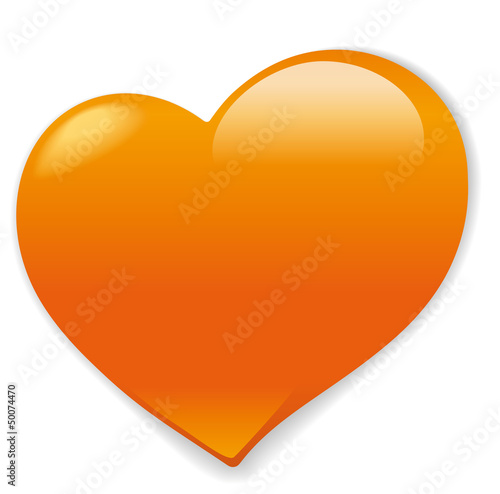 Oranje hart