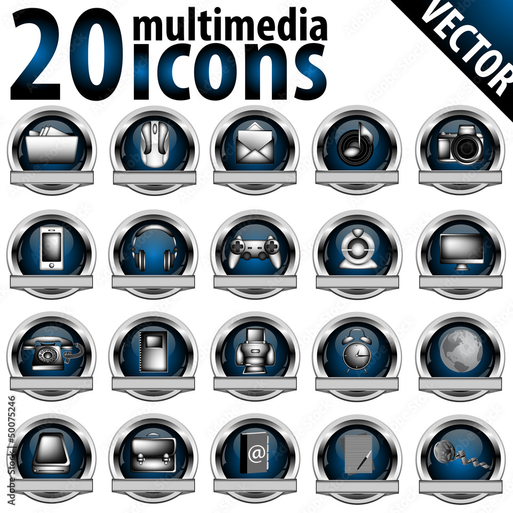 Multimedia Icons Multimedia Icons