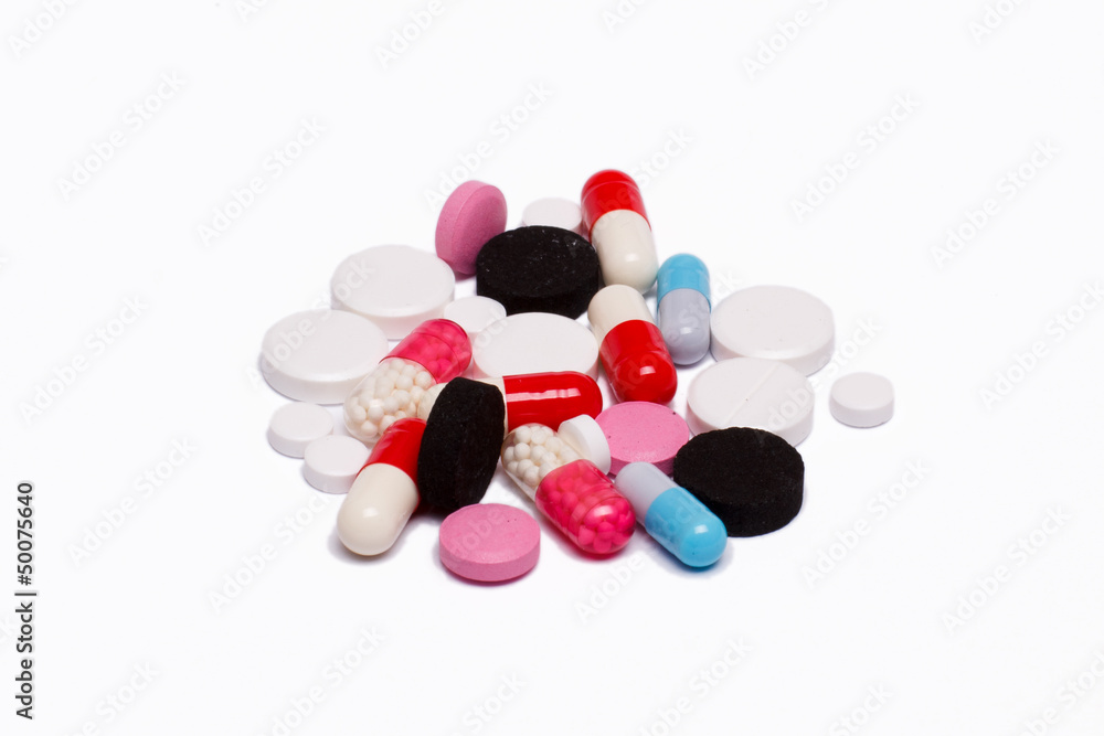 Pills isolated Pills isolated