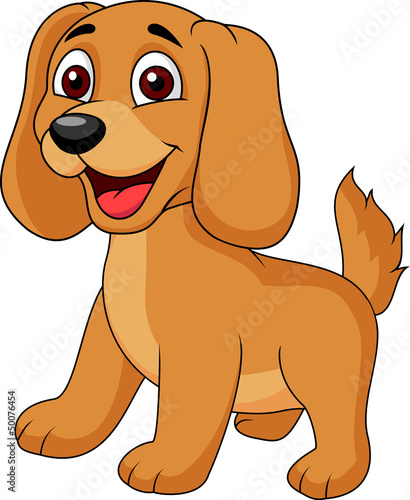 Cute puppy cartoon