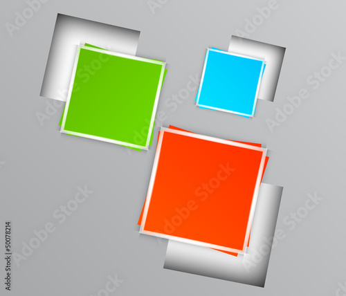 Background with colorful squares