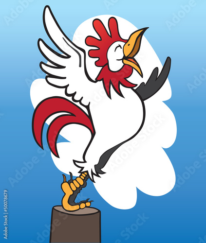 Rooster Crowing