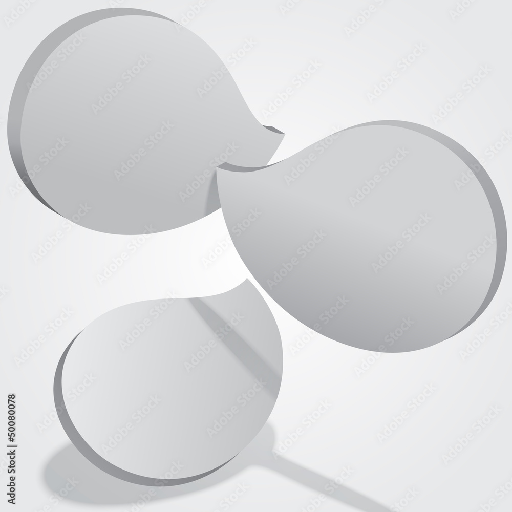 Abstract 3D EPS10 cloud shaped tiles Abstract 3D EPS10 cloud shaped tiles