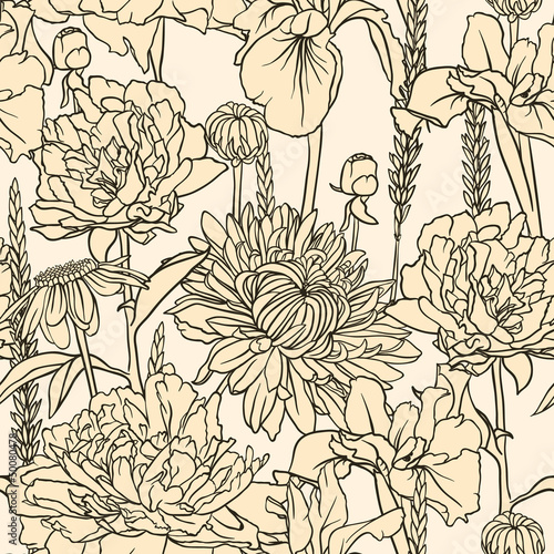 floral seamless pattern