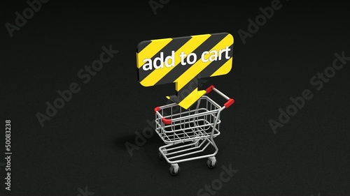 Add to Cart concept animation.	