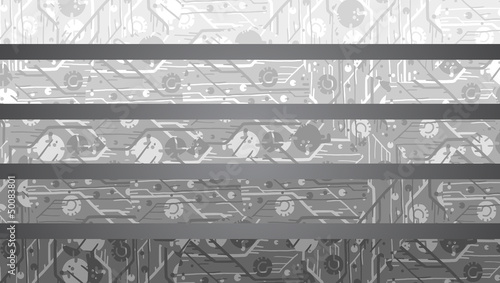 Grey banner
