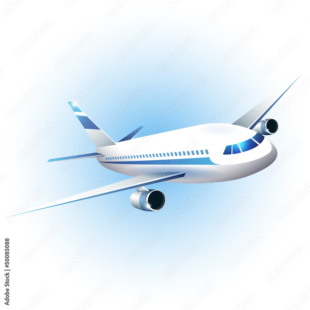 Iillustration of the airplane