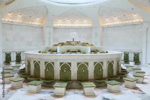 Sheikh Zayed Grand Mosque ablution  photo