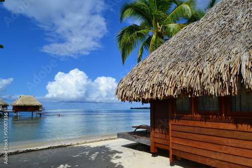 Fototapeta Naklejka Na Ścianę i Meble -  Bungalow Bora Bora