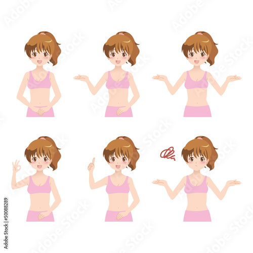 女性/ポーズ