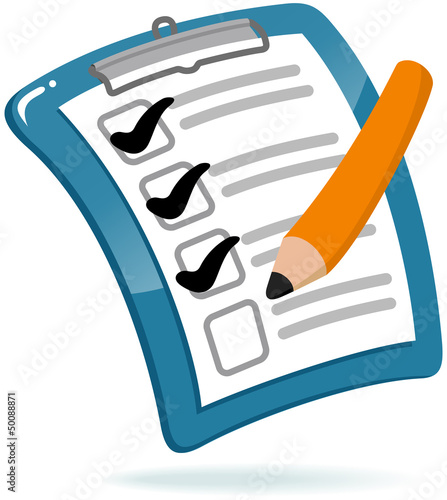 Clipboard with Checklist