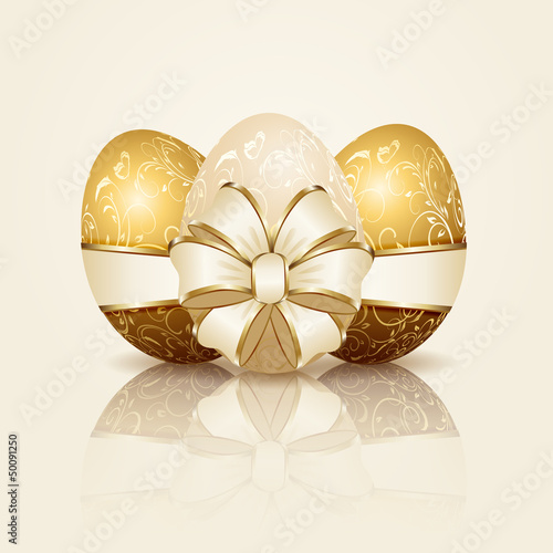 Three Easter eggs