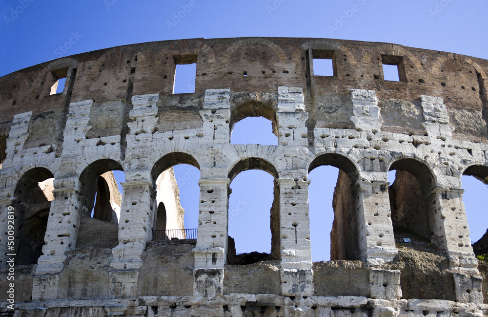 Obraz premium Colosseum arches, Rome, Italy