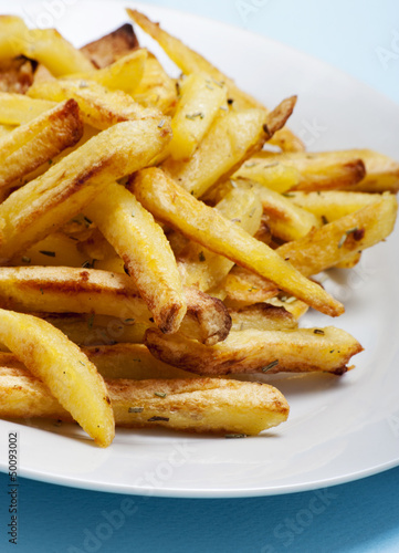 Baked Potato seasoned with salt, oil and spices