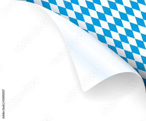 Papierecke Bayern oben