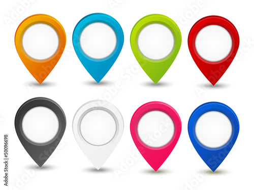 Set of color map pointers