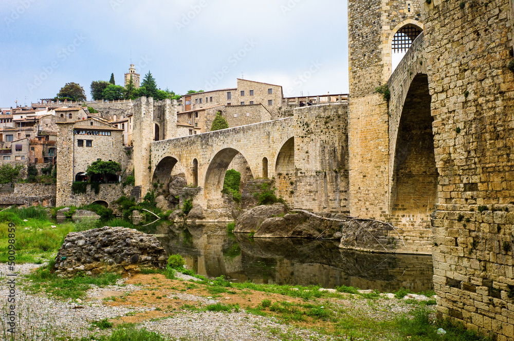 Besalu medieval village, Catalonia, Spain