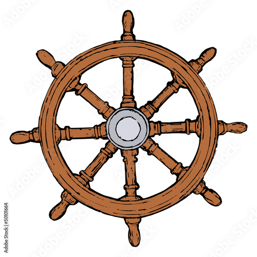 ship steering wheel