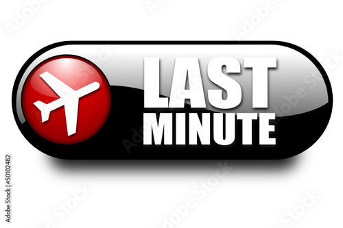 LAST MINUTE! Vektor button