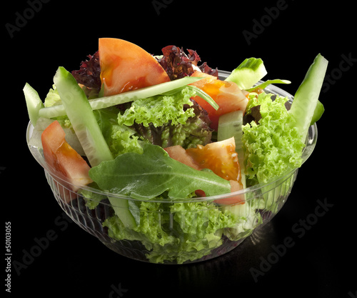fresh salad of fresh vegetables