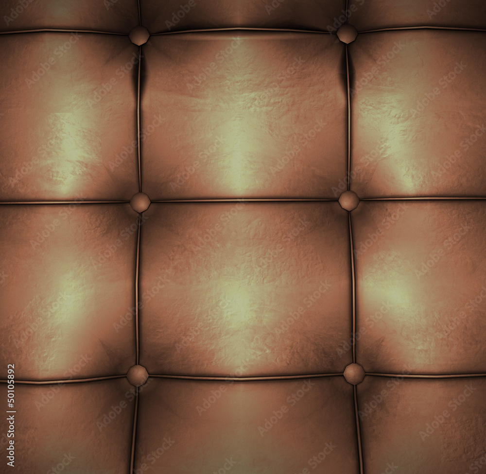 Naklejka premium Brown leather