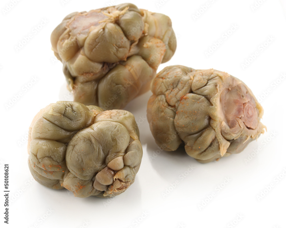 Obraz premium zha cai, pickled mustard stem, chinese food