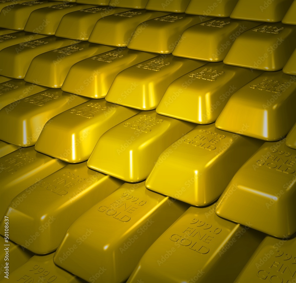Gold bullion bars Gold bullion bars