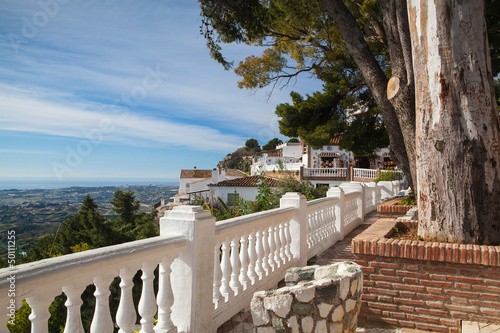 Fotografía View of the Mijas city in Spain