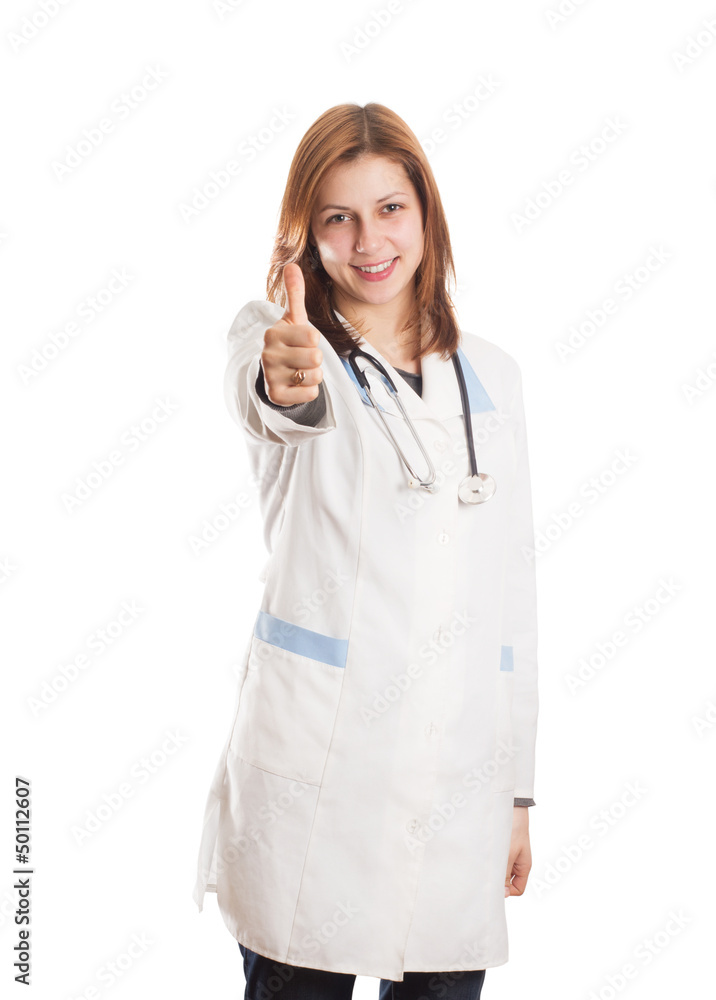 woman doctor extends his hand woman doctor extends his hand