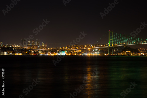 Fototapeta Naklejka Na Ścianę i Meble -  Bosphorus Bridge at the night