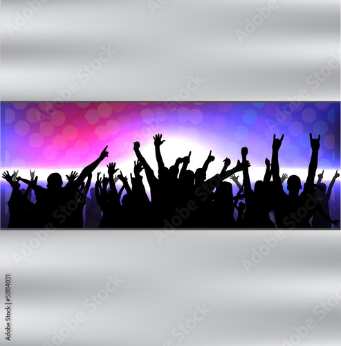 Party people vector background