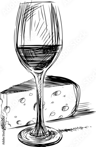 wine and cheese